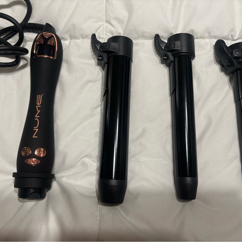 NuMe Black Curling Wand Set